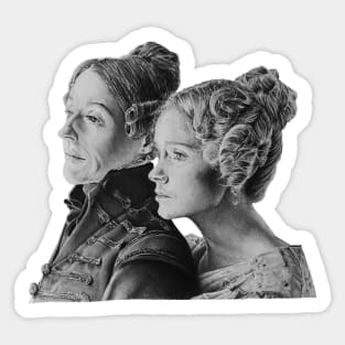 behind her back - AL&AW Sticker